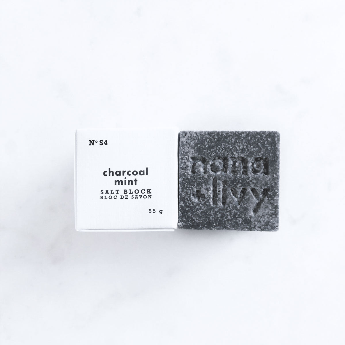 Charcoal Mint Salt Block